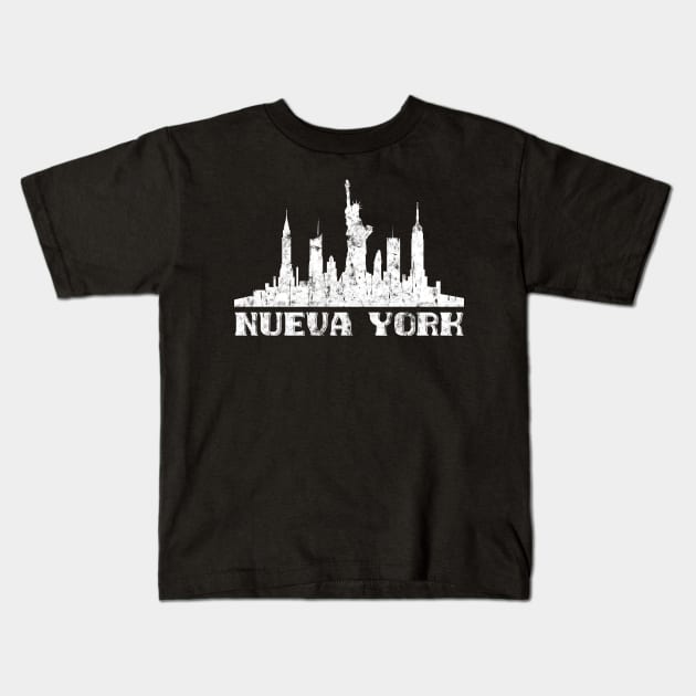 Nueva York Latin New York Spanish Kids T-Shirt by JayD World